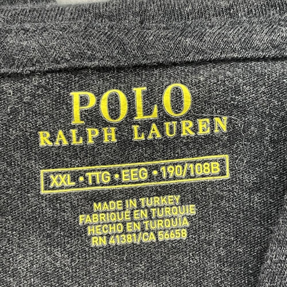 Polo Ralph Lauren Hoodie Mens 2XL Gray Jersey Lightweight Pullover Pony Logo - Picture 3 of 11